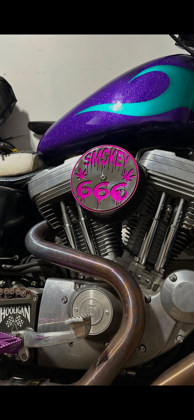 Custom Harley-Davidson Air Cleaner Cover | Personalized 2-Piece Stainless Steel