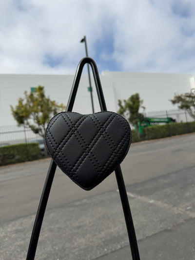 Heart Sissy Bar for Harley-Davidson Sportster | Handmade + Double Diamond Pad