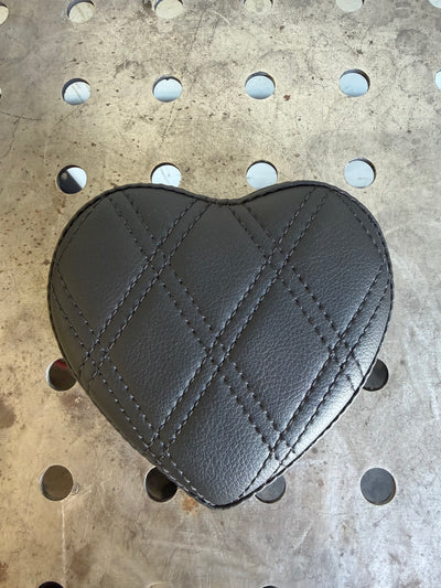 Heart Sissy Bar for Harley-Davidson Sportster | Handmade + Double Diamond Pad